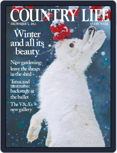 Country Life December 4th, 2012 Digital Back Issue Cover