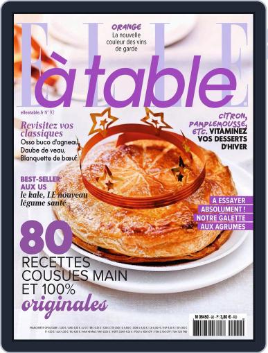 ELLE à Table January 8th, 2014 Digital Back Issue Cover