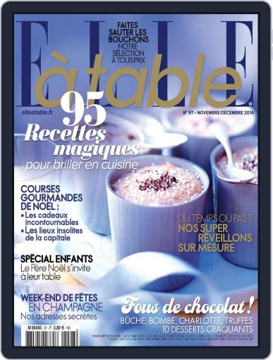 ELLE à Table November 11th, 2014 Digital Back Issue Cover