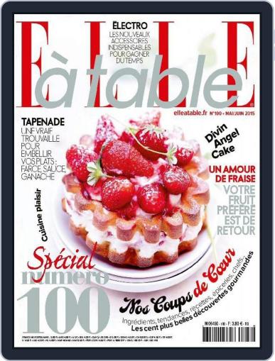 ELLE à Table April 29th, 2015 Digital Back Issue Cover