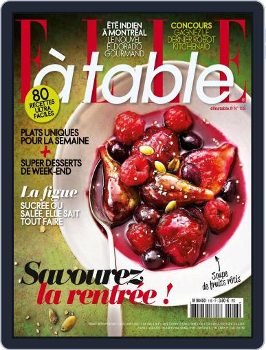 ELLE à Table September 1st, 2016 Digital Back Issue Cover