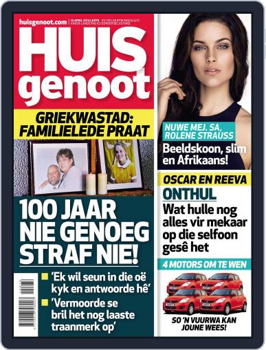 Huisgenoot April 3rd, 2014 Digital Back Issue Cover