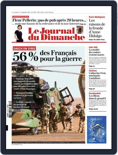 Le Journal du dimanche September 13th, 2015 Digital Back Issue Cover