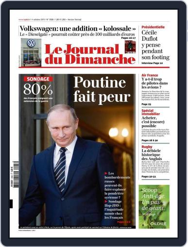 Le Journal du dimanche October 2nd, 2015 Digital Back Issue Cover