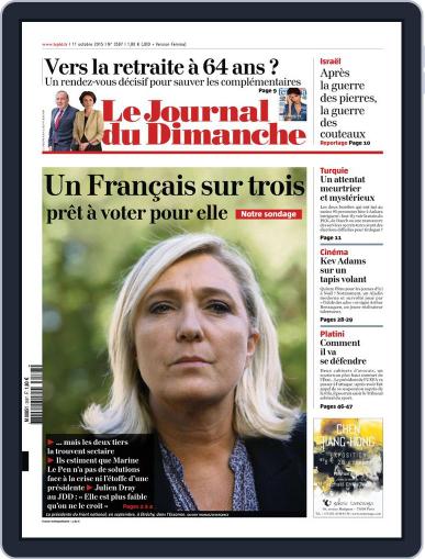 Le Journal du dimanche October 10th, 2015 Digital Back Issue Cover