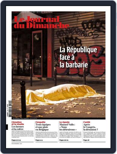 Le Journal du dimanche November 15th, 2015 Digital Back Issue Cover