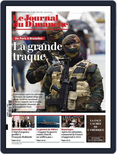 Le Journal du dimanche November 22nd, 2015 Digital Back Issue Cover