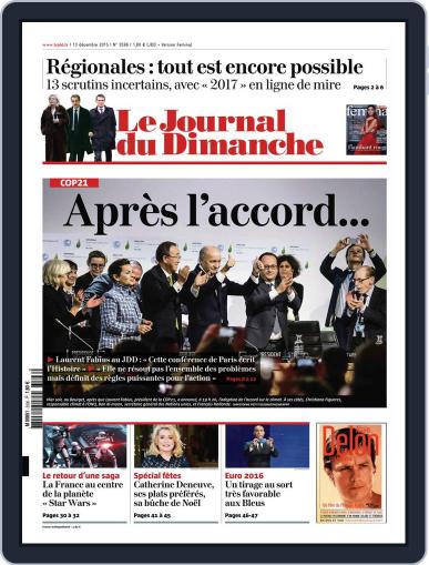 Le Journal du dimanche December 13th, 2015 Digital Back Issue Cover