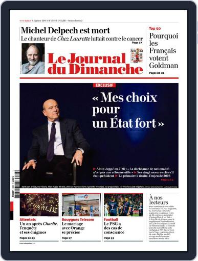 Le Journal du dimanche January 3rd, 2016 Digital Back Issue Cover