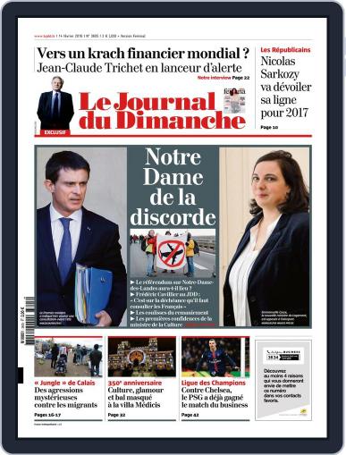 Le Journal du dimanche February 14th, 2016 Digital Back Issue Cover