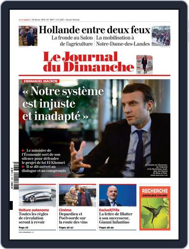 Le Journal du dimanche February 28th, 2016 Digital Back Issue Cover