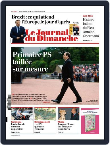 Le Journal du dimanche June 19th, 2016 Digital Back Issue Cover
