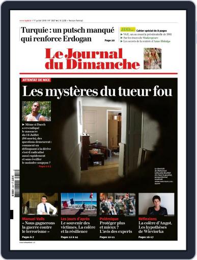 Le Journal du dimanche July 16th, 2016 Digital Back Issue Cover