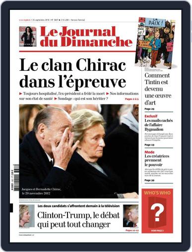 Le Journal du dimanche September 25th, 2016 Digital Back Issue Cover