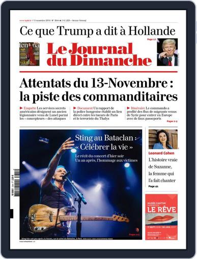 Le Journal du dimanche November 13th, 2016 Digital Back Issue Cover