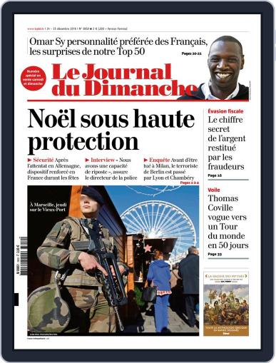 Le Journal du dimanche December 25th, 2016 Digital Back Issue Cover