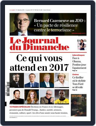 Le Journal du dimanche December 31st, 2016 Digital Back Issue Cover