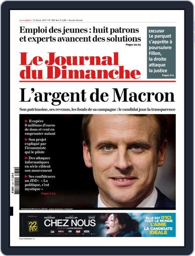 Le Journal du dimanche February 12th, 2017 Digital Back Issue Cover