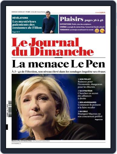 Le Journal du dimanche March 12th, 2017 Digital Back Issue Cover