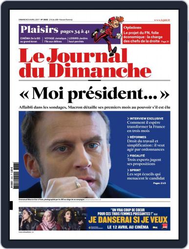 Le Journal du dimanche April 9th, 2017 Digital Back Issue Cover