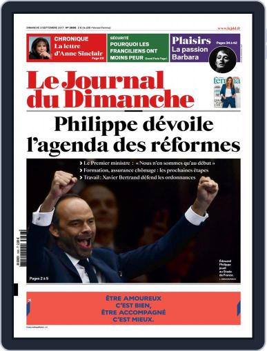 Le Journal du dimanche September 3rd, 2017 Digital Back Issue Cover