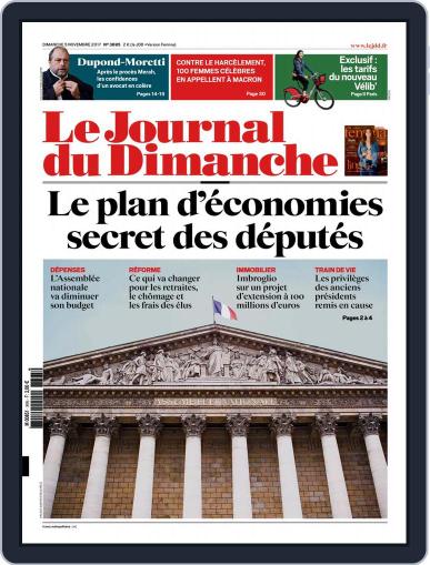 Le Journal du dimanche November 5th, 2017 Digital Back Issue Cover