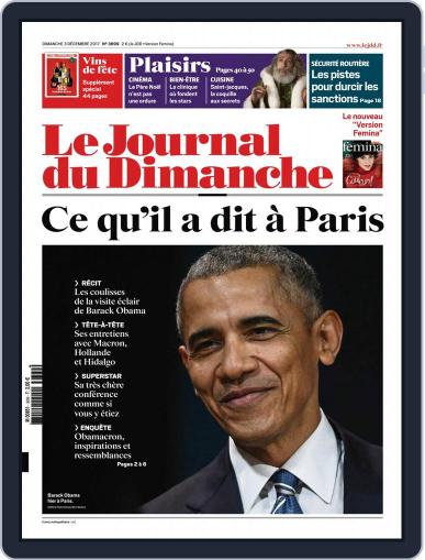 Le Journal du dimanche December 3rd, 2017 Digital Back Issue Cover