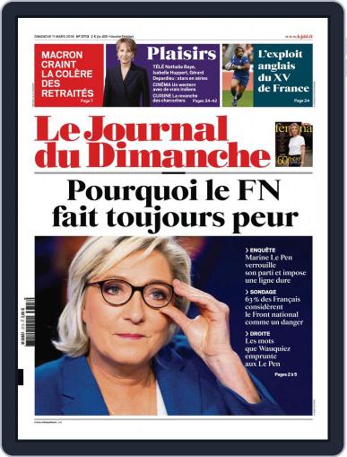 Le Journal du dimanche March 11th, 2018 Digital Back Issue Cover
