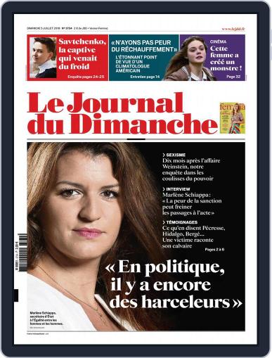 Le Journal du dimanche August 5th, 2018 Digital Back Issue Cover