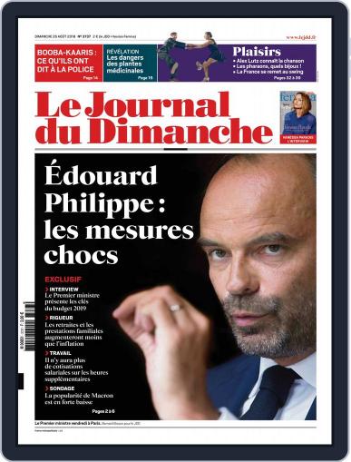 Le Journal du dimanche August 26th, 2018 Digital Back Issue Cover