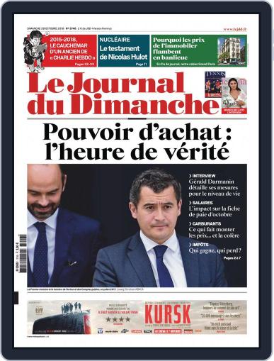 Le Journal du dimanche October 28th, 2018 Digital Back Issue Cover