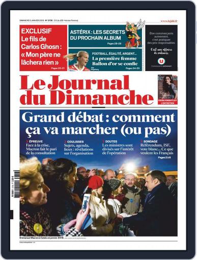 Le Journal du dimanche January 6th, 2019 Digital Back Issue Cover