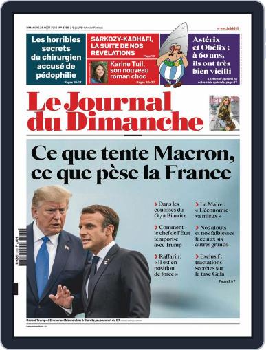 Le Journal du dimanche August 25th, 2019 Digital Back Issue Cover