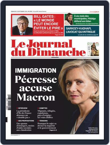 Le Journal du dimanche September 22nd, 2019 Digital Back Issue Cover