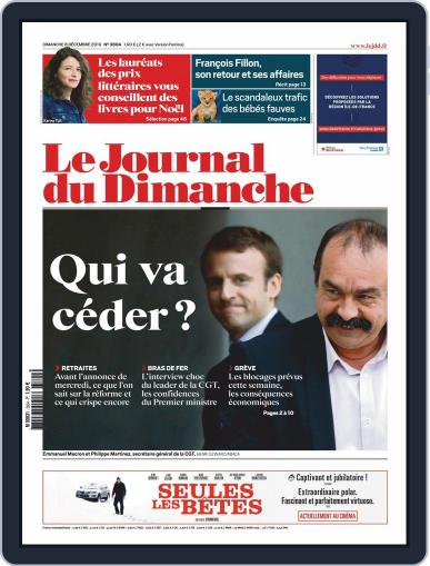 Le Journal du dimanche December 8th, 2019 Digital Back Issue Cover