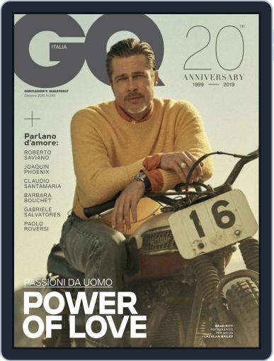 Gq Italia October 1st, 2019 Digital Back Issue Cover