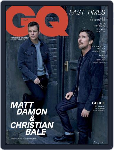 Gq Italia November 1st, 2019 Digital Back Issue Cover