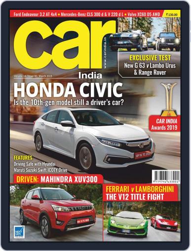 Car India March 1st, 2019 Digital Back Issue Cover