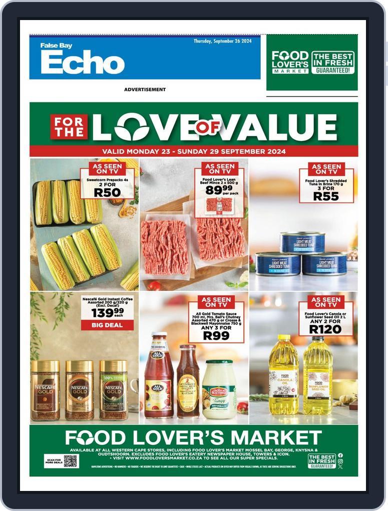 False Bay Echo (Digital) Subscription