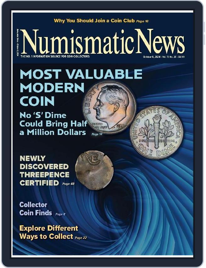Numismatic News (Digital) Subscription                    October 8th, 2024 Issue