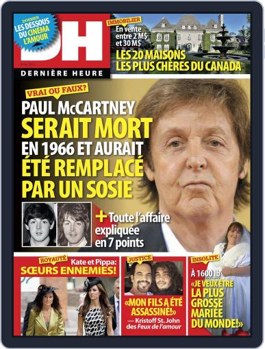 Dernière Heure May 8th, 2015 Digital Back Issue Cover