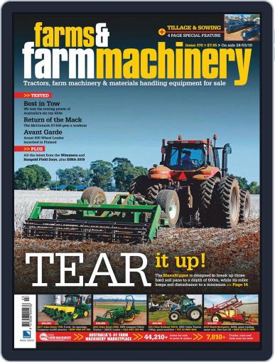 Farms and Farm Machinery March 1st, 2019 Digital Back Issue Cover