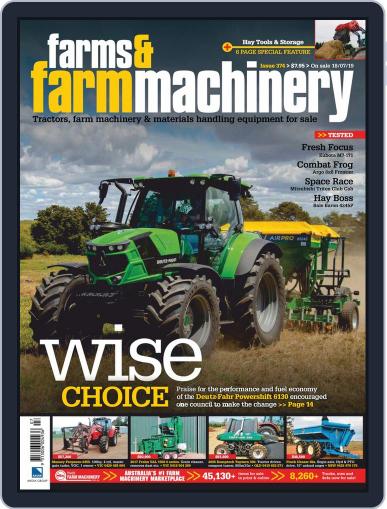 Farms and Farm Machinery August 1st, 2019 Digital Back Issue Cover