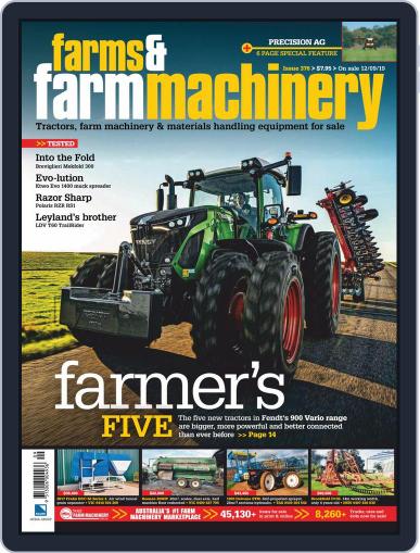 Farms and Farm Machinery October 1st, 2019 Digital Back Issue Cover