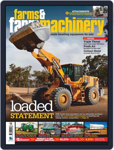 Farms and Farm Machinery November 1st, 2019 Digital Back Issue Cover