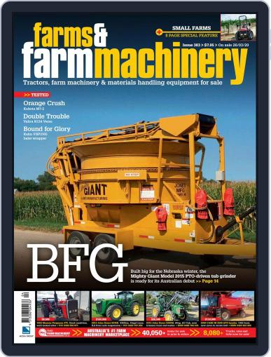 Farms and Farm Machinery March 18th, 2020 Digital Back Issue Cover