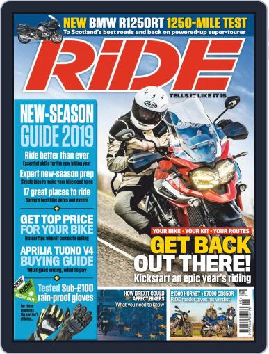 RiDE United Kingdom May 1st, 2019 Digital Back Issue Cover