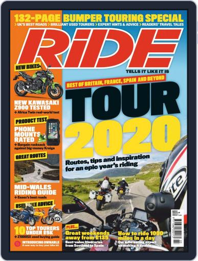 RiDE United Kingdom March 1st, 2020 Digital Back Issue Cover