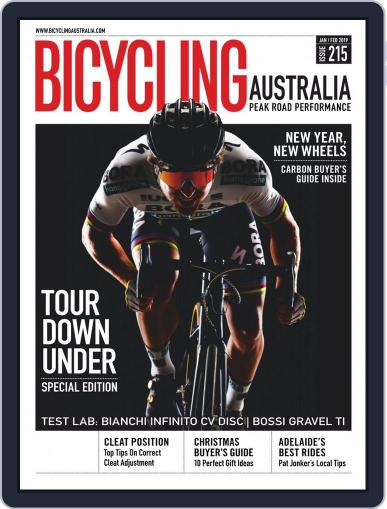 Bicycling Australia January 1st, 2019 Digital Back Issue Cover