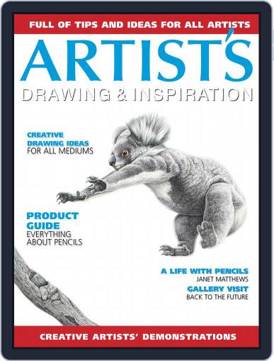 Artists Drawing and Inspiration July 1st, 2018 Digital Back Issue Cover